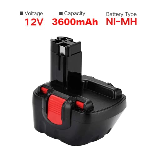 Goodexo 2X Batterie de Remplacement 12V |6Ah Ni-MH pour Bosch | Haut Performance | Longue Durée de Charge | Convient pou