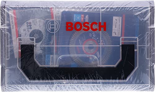 Bosch Professional 9 pièces 76mm-Disc Set + mini L-Boxx, outil professionnel pour maçonnerie, meuleuse angulaire, Ø 76 m